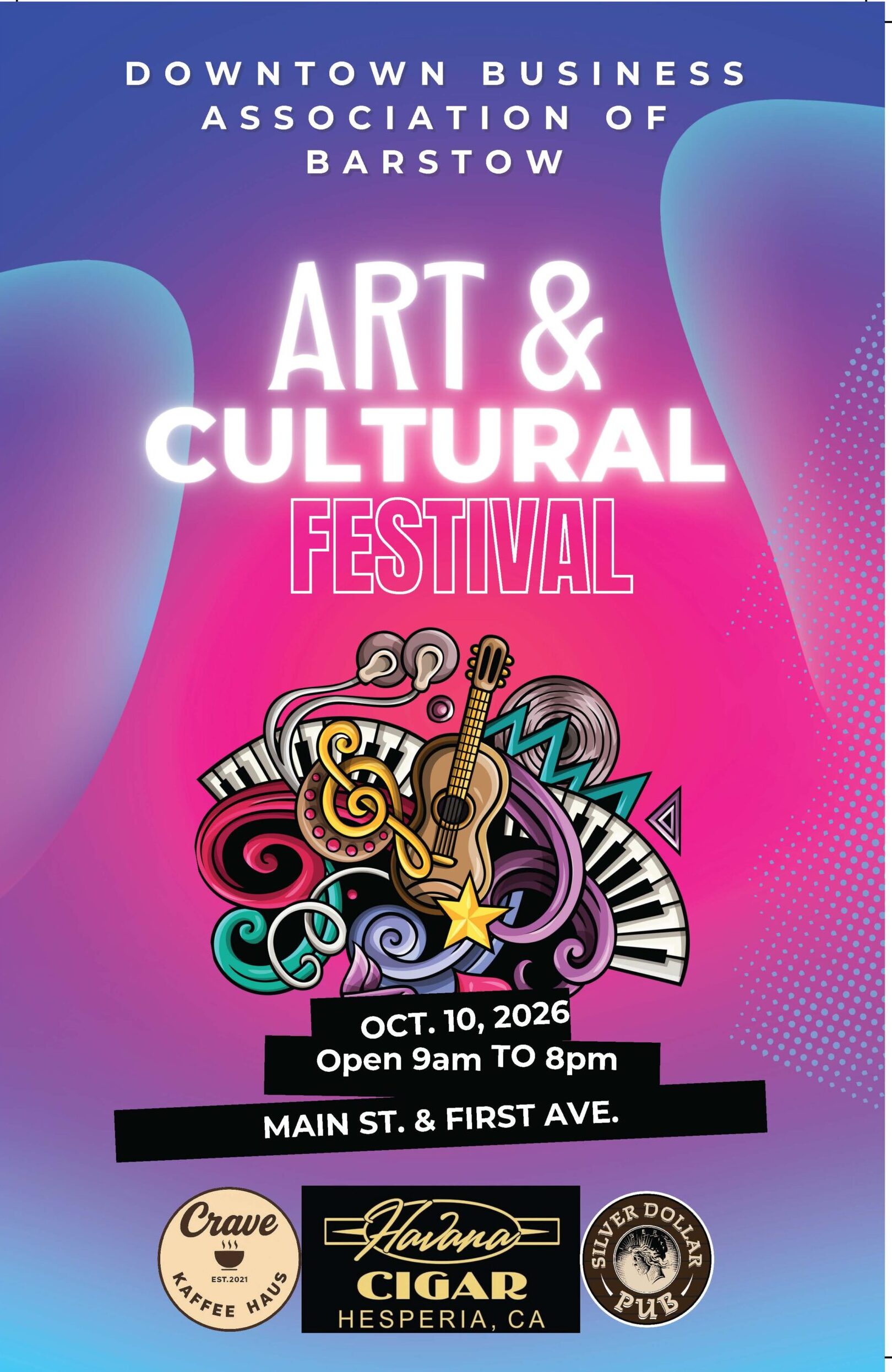 Arts in Barstow flier